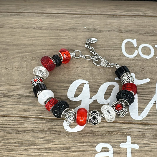 Scarlet Shadows Charm Bracelets