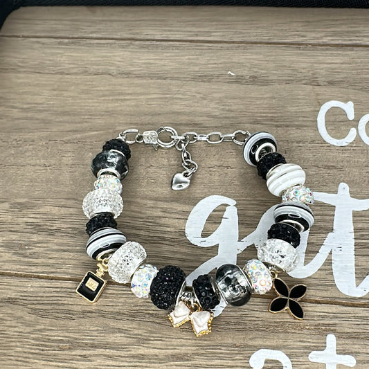 Frosted Eclipse Charm Bracelet